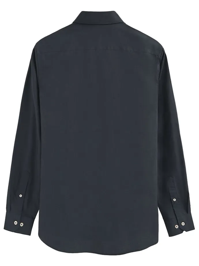 2er-Set: Hemden - Slim fit - in Weiß/ Dunkelblau