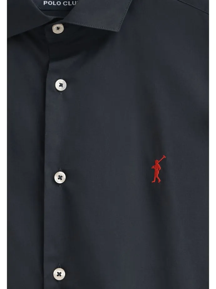 2er-Set: Hemden - Slim fit - in Weiß/ Dunkelblau