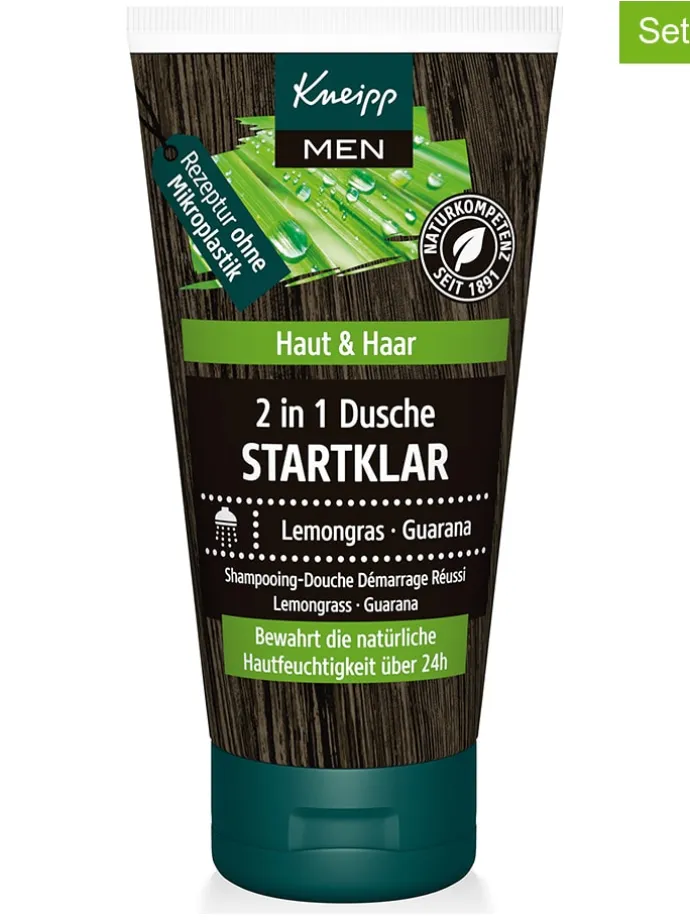 8er-Set: 2in1 Duschgel & Shampoo "Startklar", 50 ml
