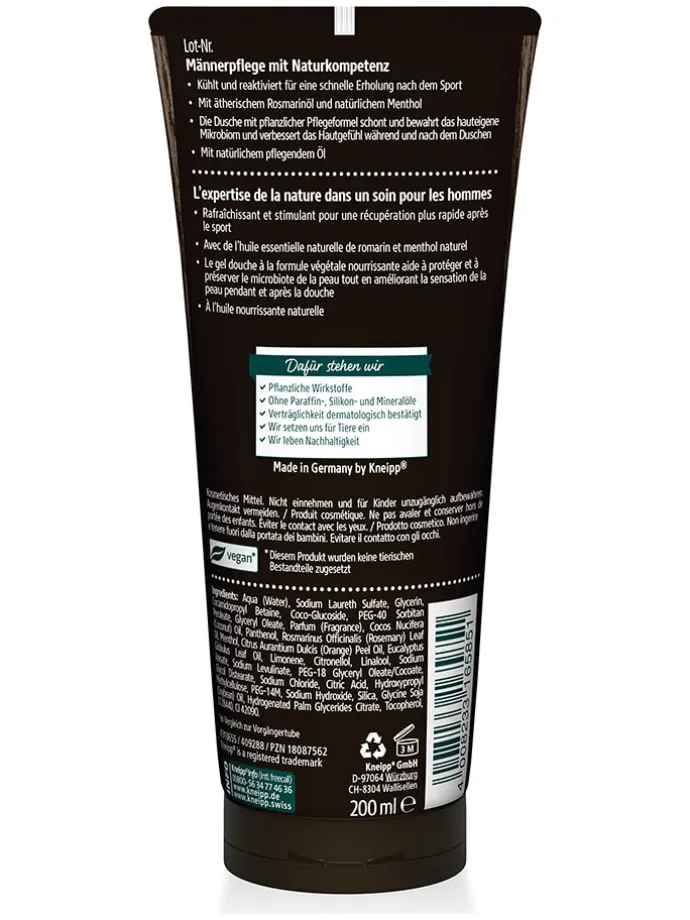 3er-Set: 2in1 Duschgel & Shampoo "Sport", je 200 ml