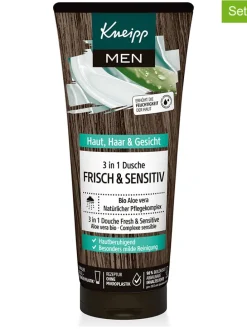 3er-Set: 3in1 Duschgel & Shampoo "Frisch & Sensitiv", je 200 ml
