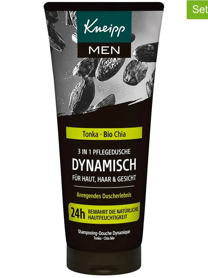 3er-Set: 3in1-Pflegedusche "Dynamisch", je 200 ml