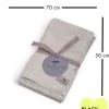 2er-Set: Küchenhandtücher "Knysna" in Taupe - (L)70 x (B)50 cm