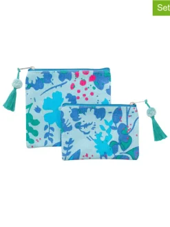 2er-Set: Kosmetiktaschen ''Viola'' in Blau
