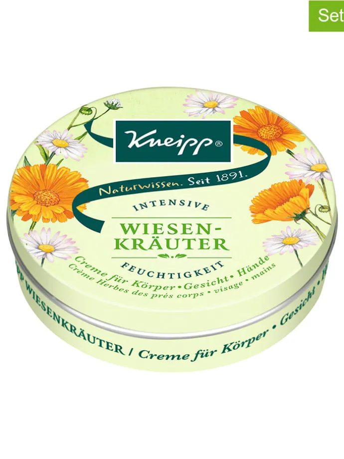 2er-Set: Körpercremes "Wiesenkräuter", je 150 ml
