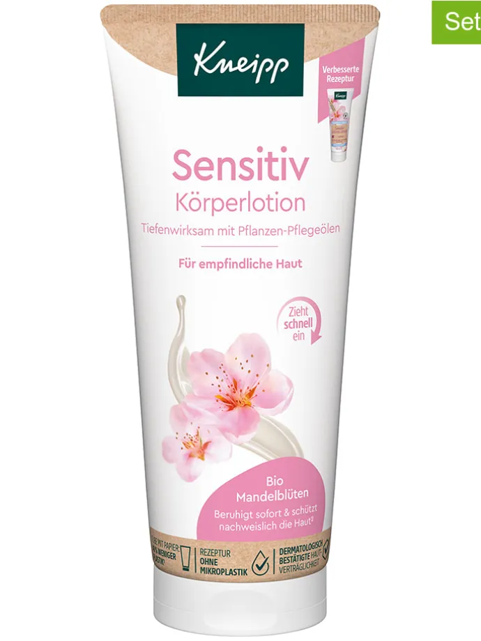 2er-Set: Körperlotion "Sensitiv", je 200 ml