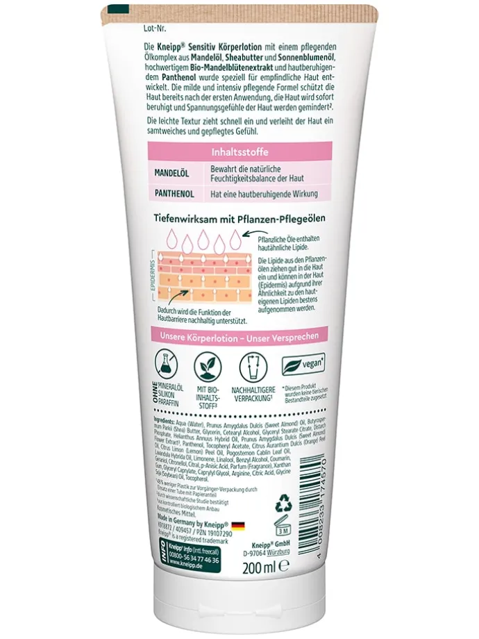 2er-Set: Körperlotion "Sensitiv", je 200 ml