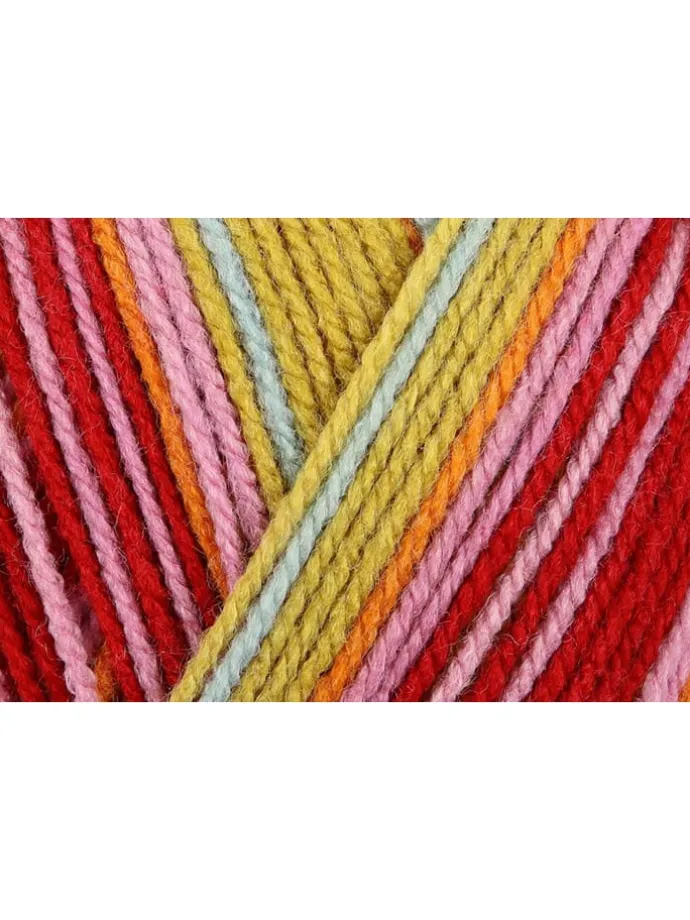 20er-Set: Kunstfasergarne ''Bravo Color'' in Bunt - 20x 50 g