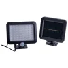 2er-Set: LED-Solar-Außenwandleuchten "Pepe" in Schwarz - (L)15 x (B)13 cm