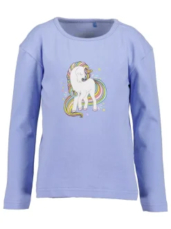 2er-Set: Longsleeves in Grün/ Hellblau