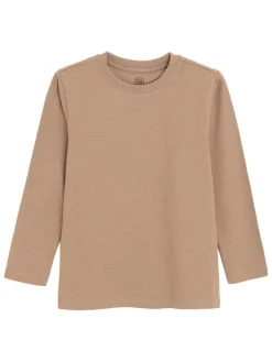 3er-Set: Longsleeves in Türkis/ Creme/ Hellbraun