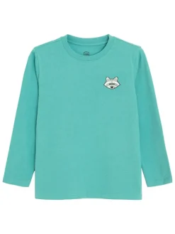 3er-Set: Longsleeves in Türkis/ Creme/ Hellbraun
