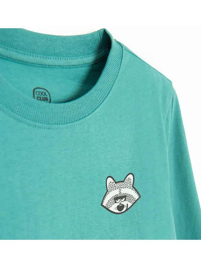 3er-Set: Longsleeves in Türkis/ Creme/ Hellbraun