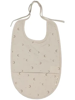 2er-Set: Lätzchen "Calm moon" in Beige