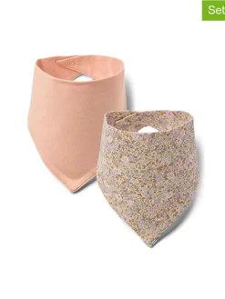 2er-Set: Lätzchen ''Eden'' in Rosa/ Beige