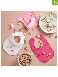 4er-Set: Lätzchen in Pink/ Rosa