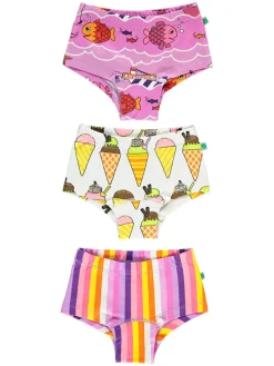 3er-Set: Pantys in Bunt