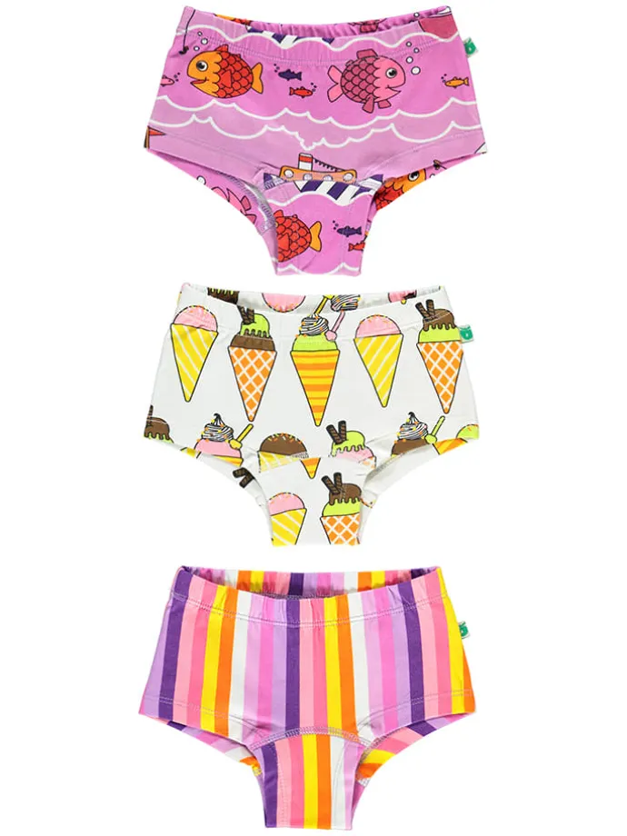 3er-Set: Pantys in Bunt