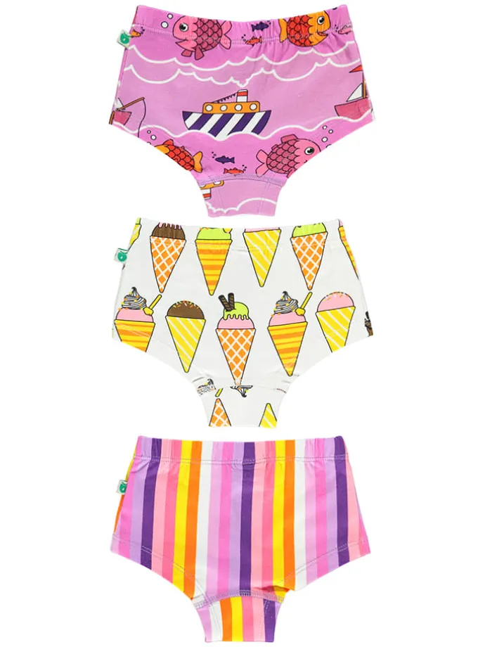 3er-Set: Pantys in Bunt