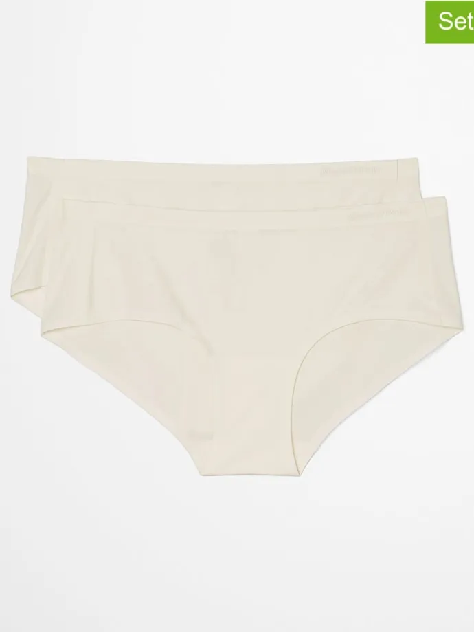2er-Set: Pantys in Weiß