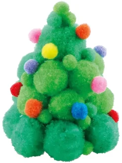 800er-Set: Pompons in Bunt