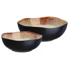2er-Set: Salatschalen "Iris" in Braun