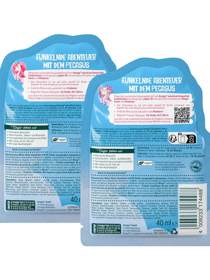 12er-Set: Schaumbad "Naturkind Funkelmähne", je 40 ml - Überraschungsprodukt