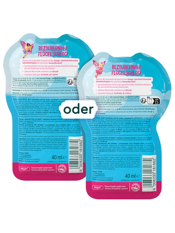 12er-Set: Schaumbad "Schmetterlingsfee", je 40 ml