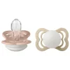 2er-Set: Schnuller "Supreme" in Beige/ Rosa