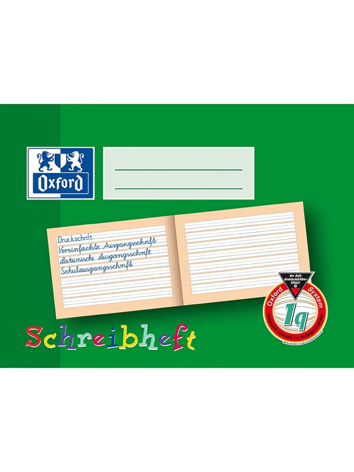 5er-Set: Schreibhefte in Grün - DIN A5