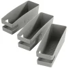 3er-Set: Schuhhalter in Grau - (B)9 x (H)9,5 x (T)26,5 cm