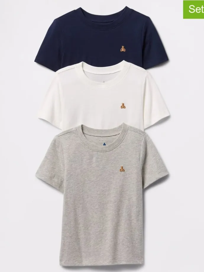 3er-Set: Shirts in Bunt