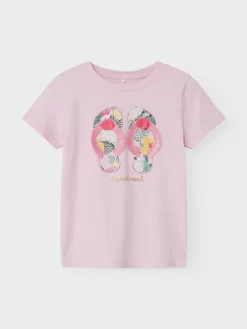 2er-Set: Shirts in Rosa/ Creme