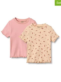 2er-Set: Shirts in Rosa/ Orange