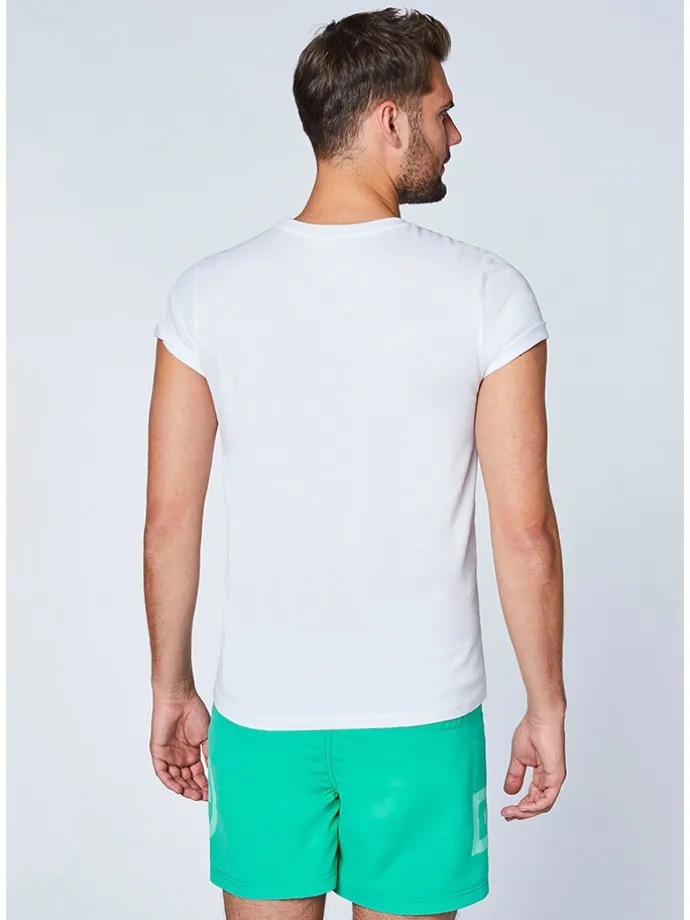 2er-Set: Shirts in Weiß
