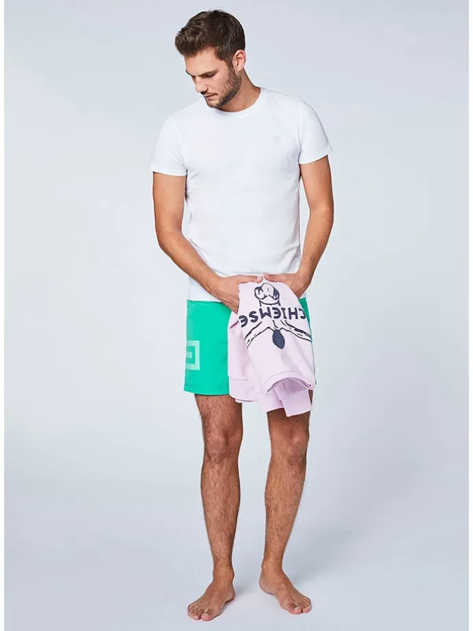 2er-Set: Shirts in Weiß