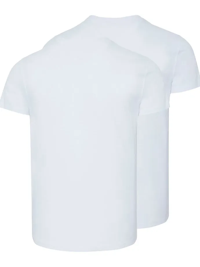 2er-Set: Shirts in Weiß