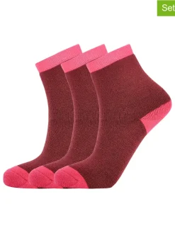 3er-Set: Ski-/ Snowboardsocken "Lime" in Rot