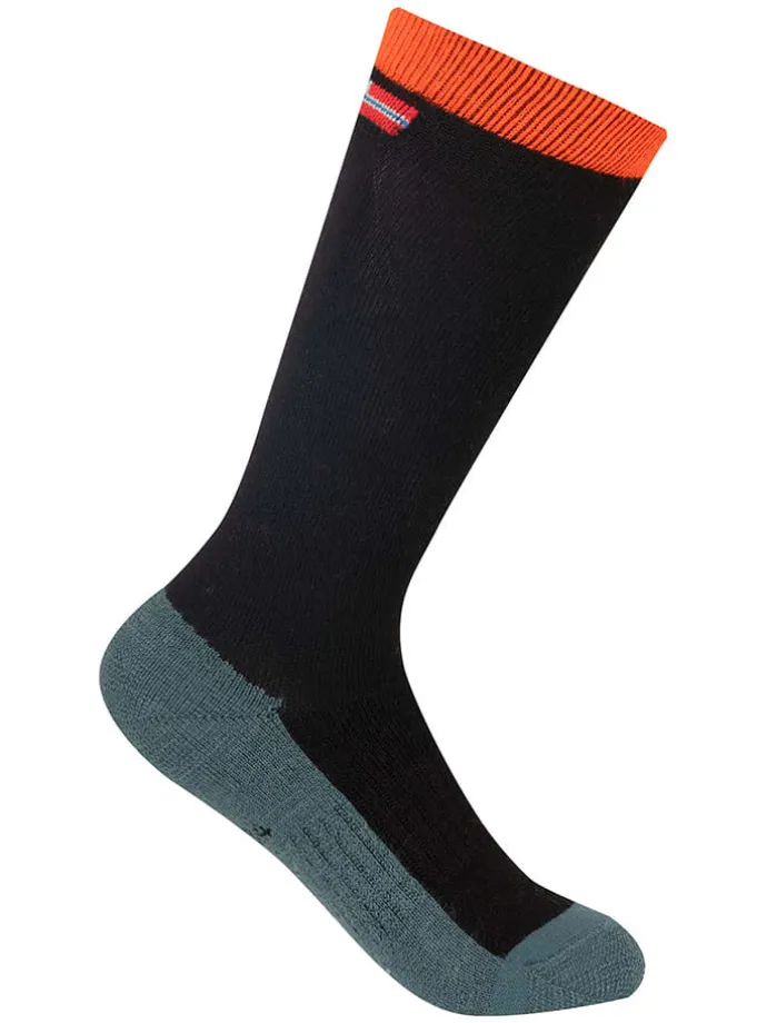 2er-Set: Ski-/ Snowboardsocken "Kids Ski" in Schwarz