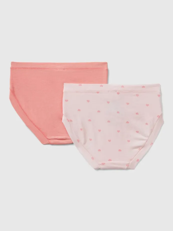 2er-Set: Slips in Rosa/ Rot