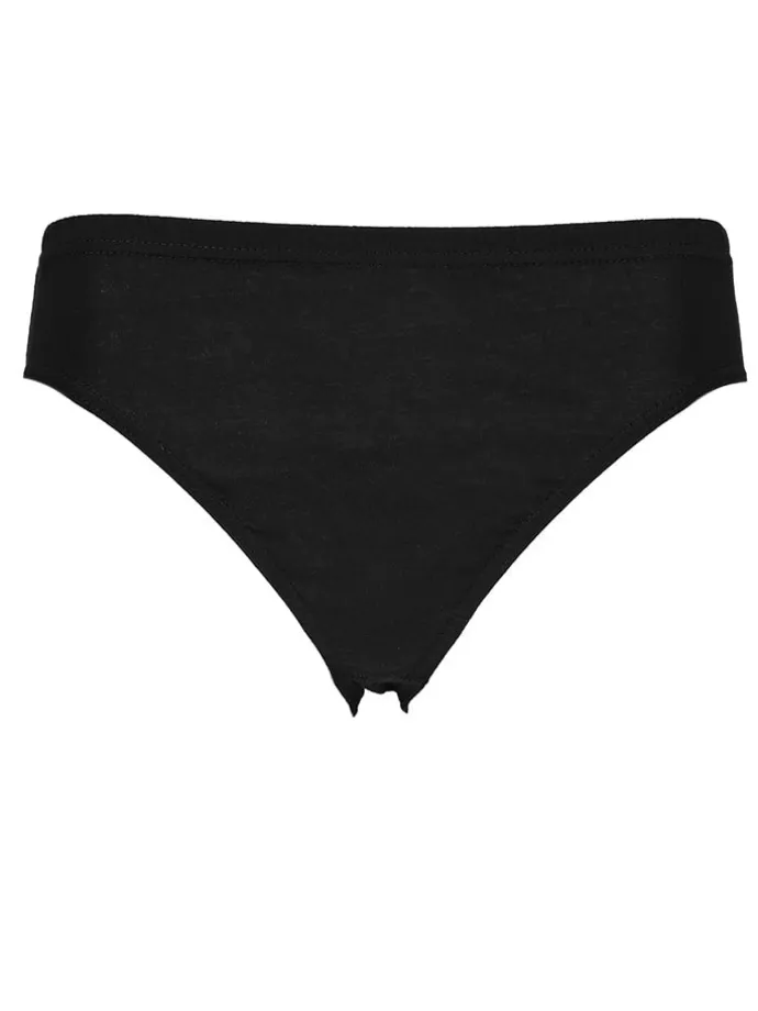 6er-Set: Slips in Schwarz