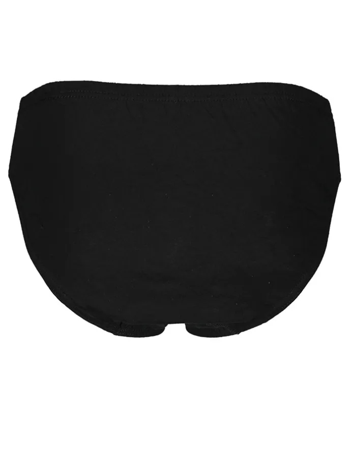 6er-Set: Slips in Schwarz