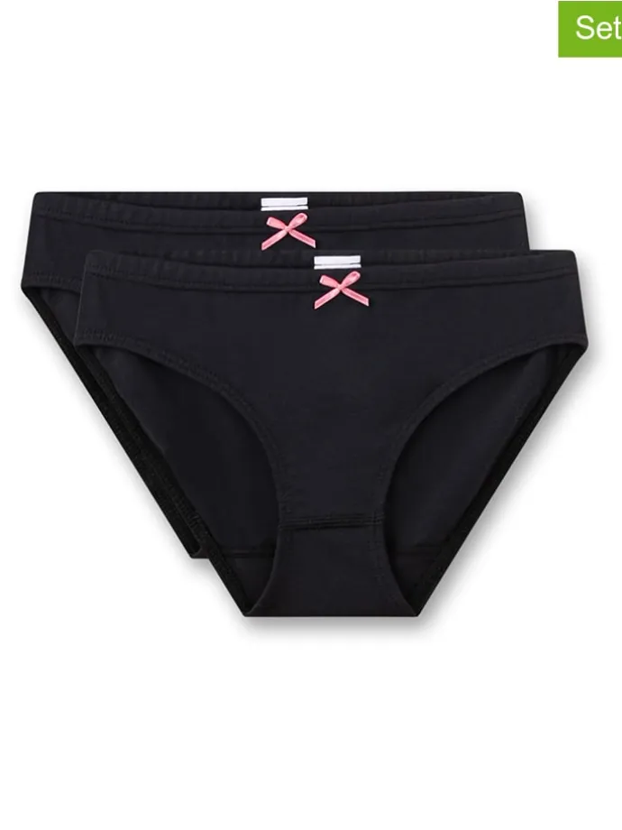 2er-Set: Slips in Schwarz