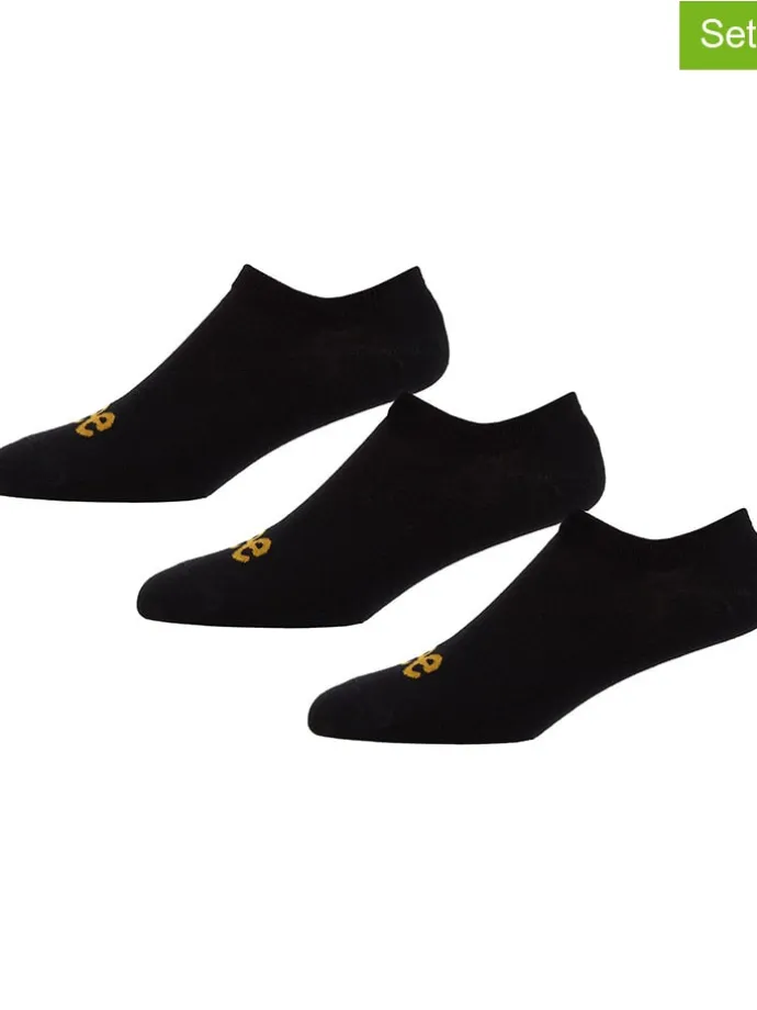 3er-Set: Socken "Ash" in Schwarz
