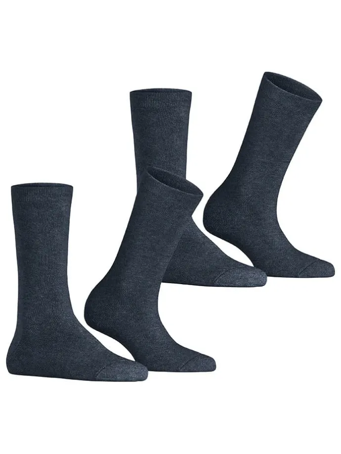 2er-Set: Socken ''Cloud'' in Dunkelblau