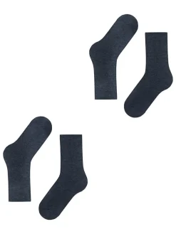2er-Set: Socken ''Cloud'' in Dunkelblau
