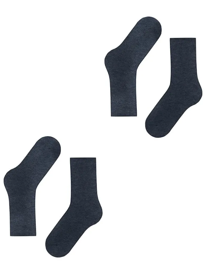2er-Set: Socken ''Cloud'' in Dunkelblau