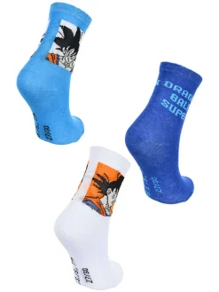 3er-Set: Socken "Dragon Ball Super" in Bunt/ Blau/ Weiß