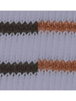 2er-Set: Socken ''Fine Line'' in Hellblau/ Hellbraun/ Anthrazit
