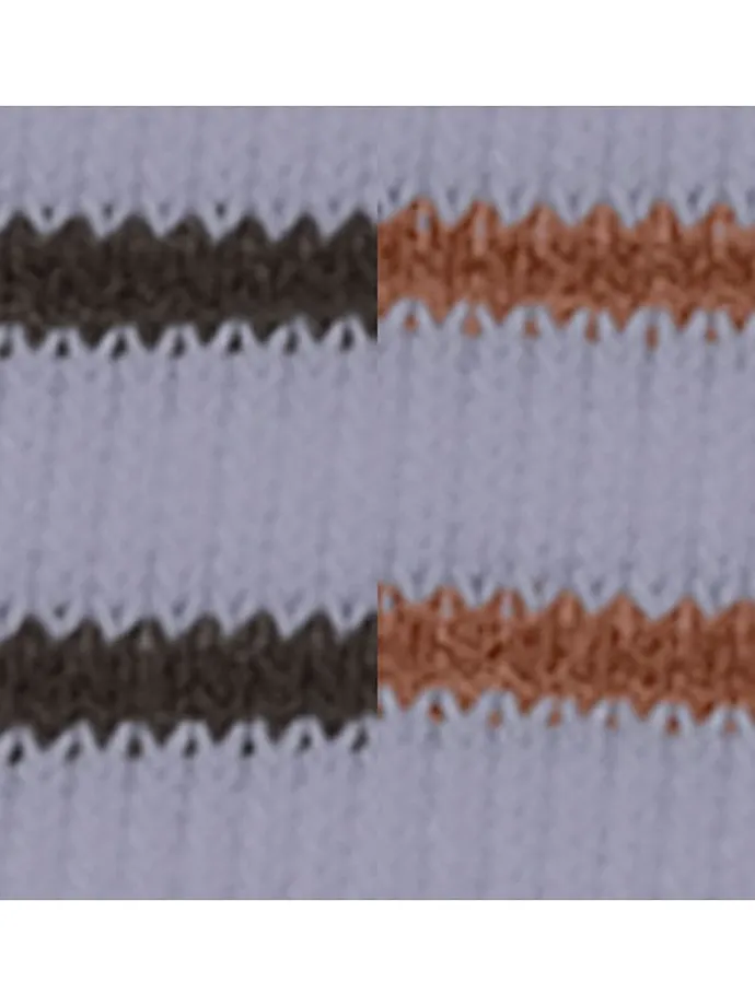 2er-Set: Socken ''Fine Line'' in Hellblau/ Hellbraun/ Anthrazit